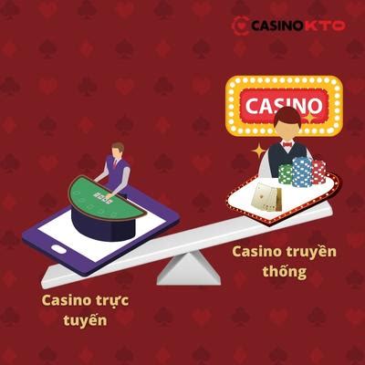 Gamvip - Sự khác biệt giữa casino truyền thống và casino trực tuyến